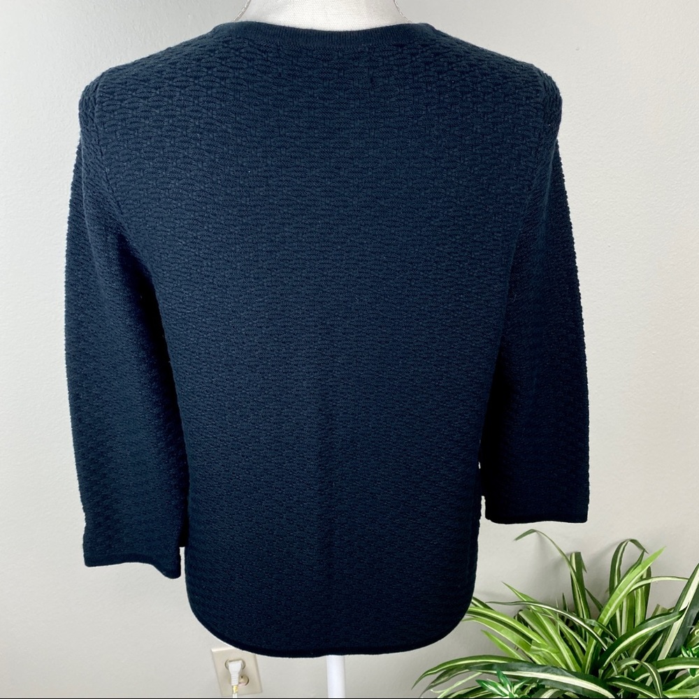 Jones New York Black Button-Up Cardigan Size Small Petite NWOT - Picture 9 of 11